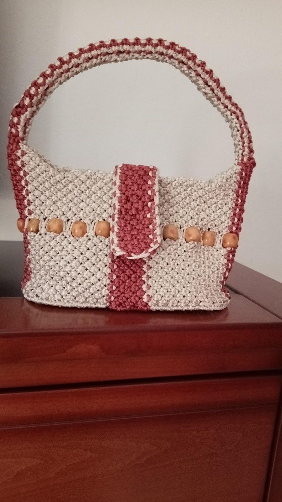 sac à main macramé - 1