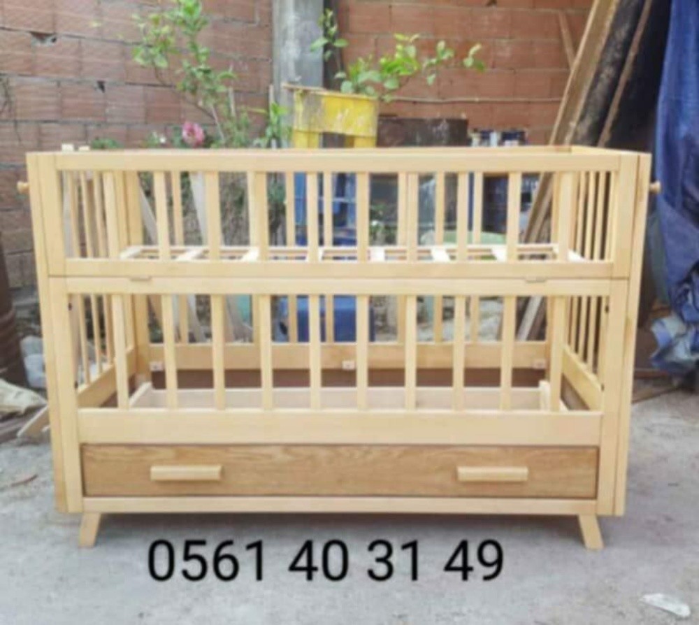 lit pour bébé bois hêtre - 6