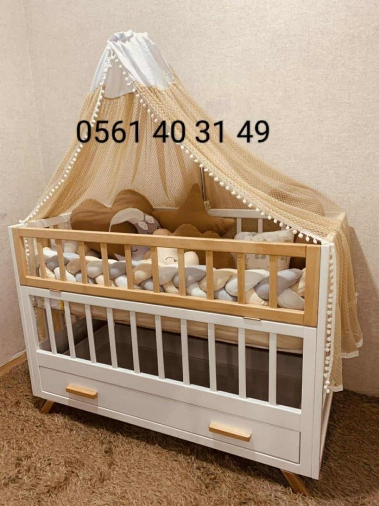 lit pour bébé bois hêtre - 3