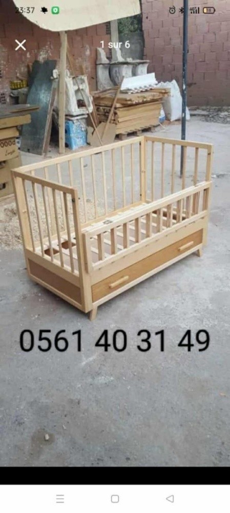 lit pour bébé bois hêtre - 9