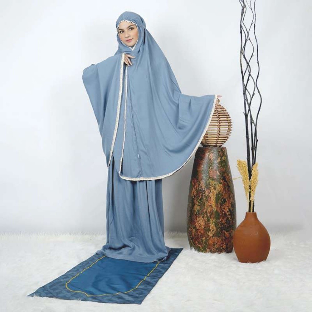 طقم صلاة نسائي مع جهاز تسبيح - 4