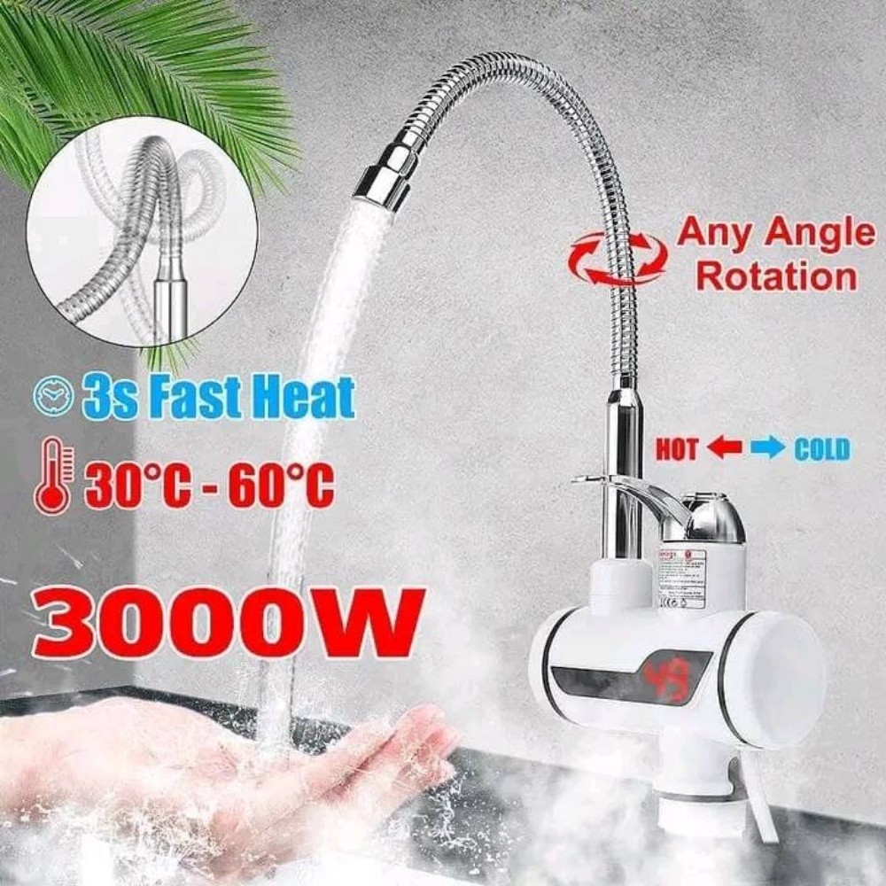 Water heating tap with sprinkler - 1