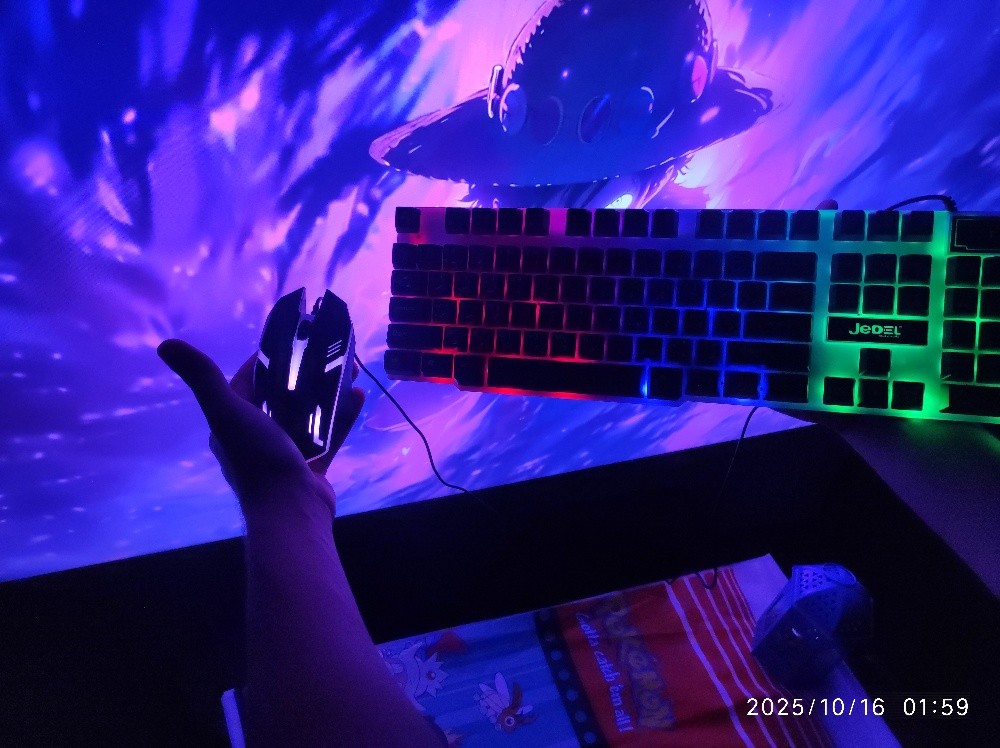 pack gaming clavier souris jedel - 3