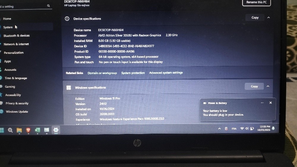 LAPTOP AMD ATHLON SILVER - 1