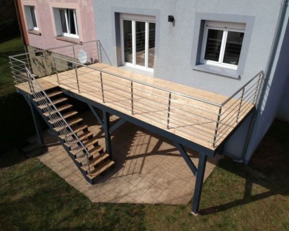 soupente en bois ou en fer fini - 5