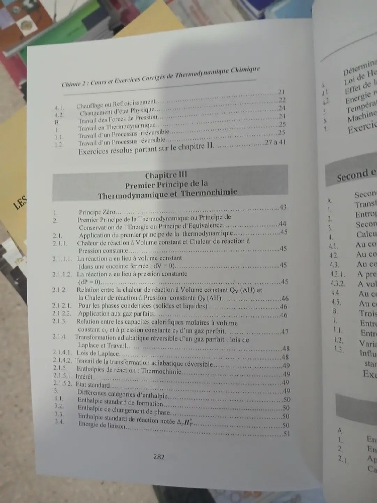 livre thermodynamique chimique - 4