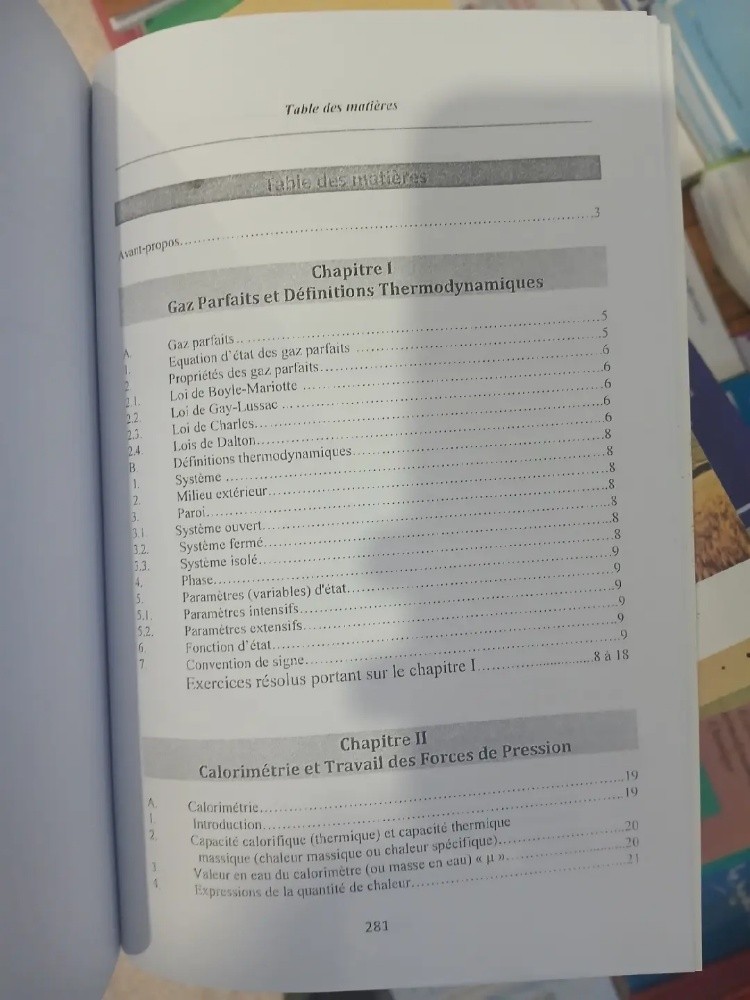 livre thermodynamique chimique - 3