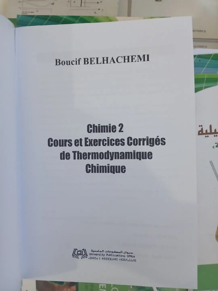 livre thermodynamique chimique - 2