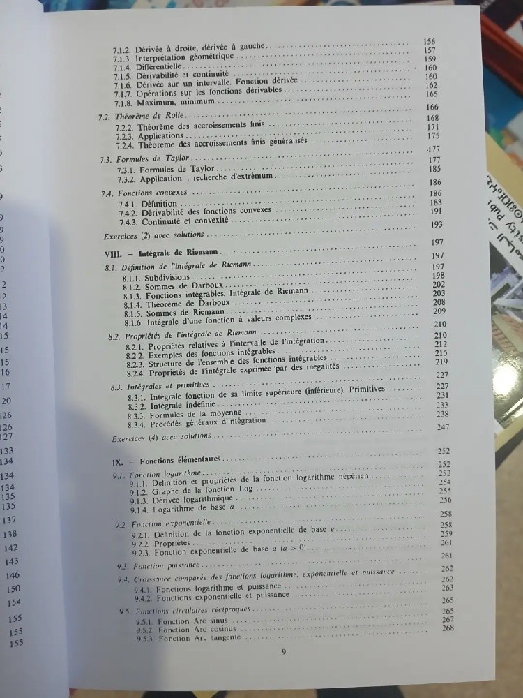 livre éléments d'analyse tome - 4