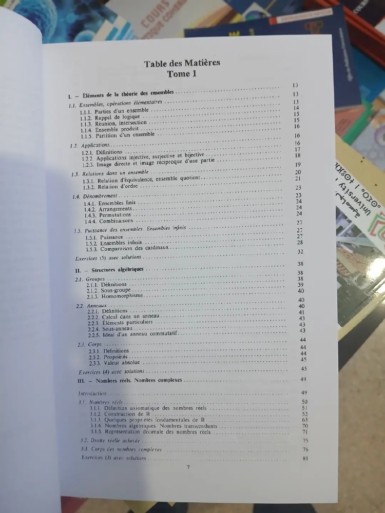 livre éléments d'analyse tome - 2