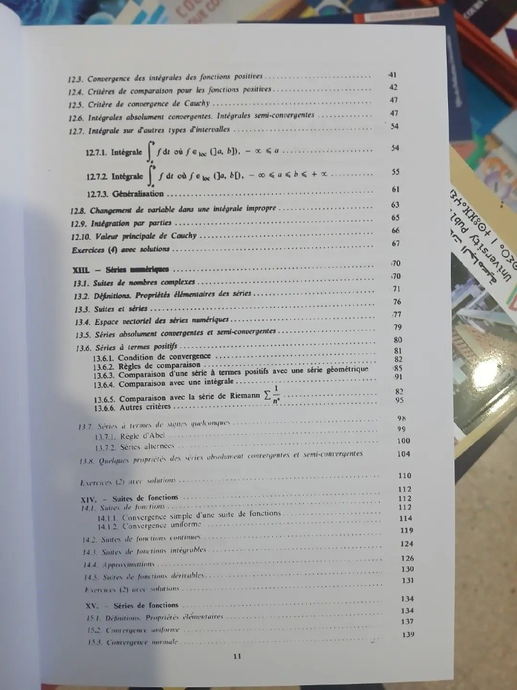 livre éléments d'analyse tome - 6