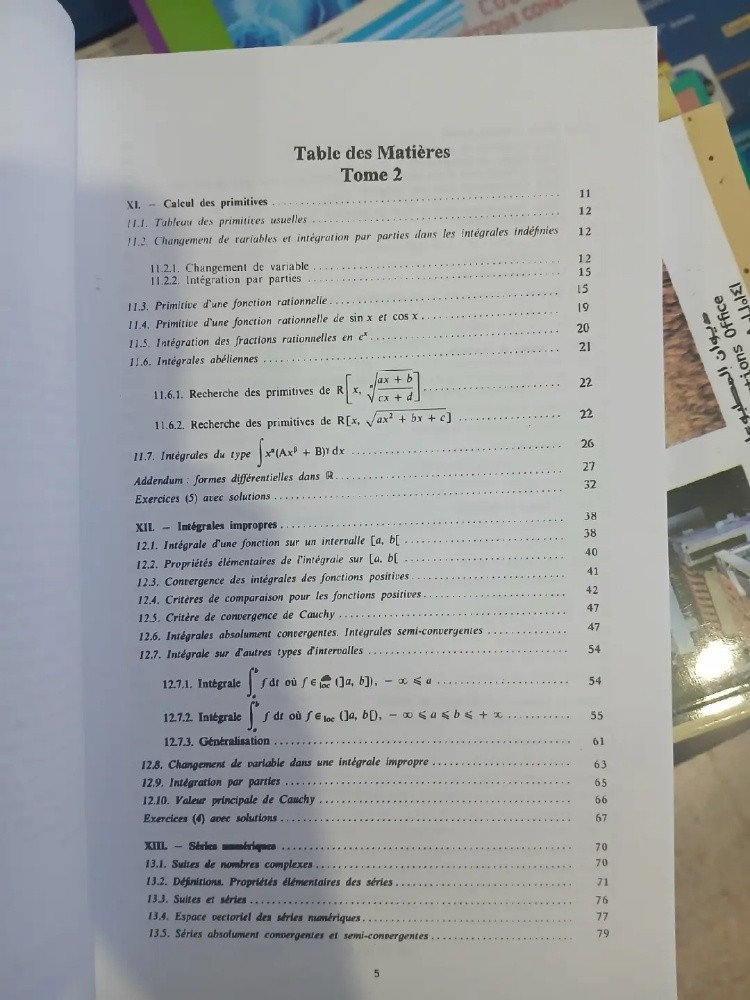 livre éléments d'analyse tome - 3