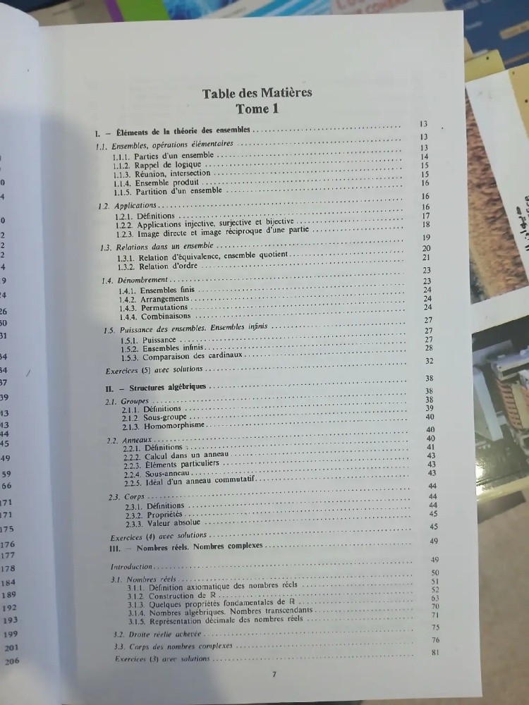 livre éléments d'analyse tome - 5