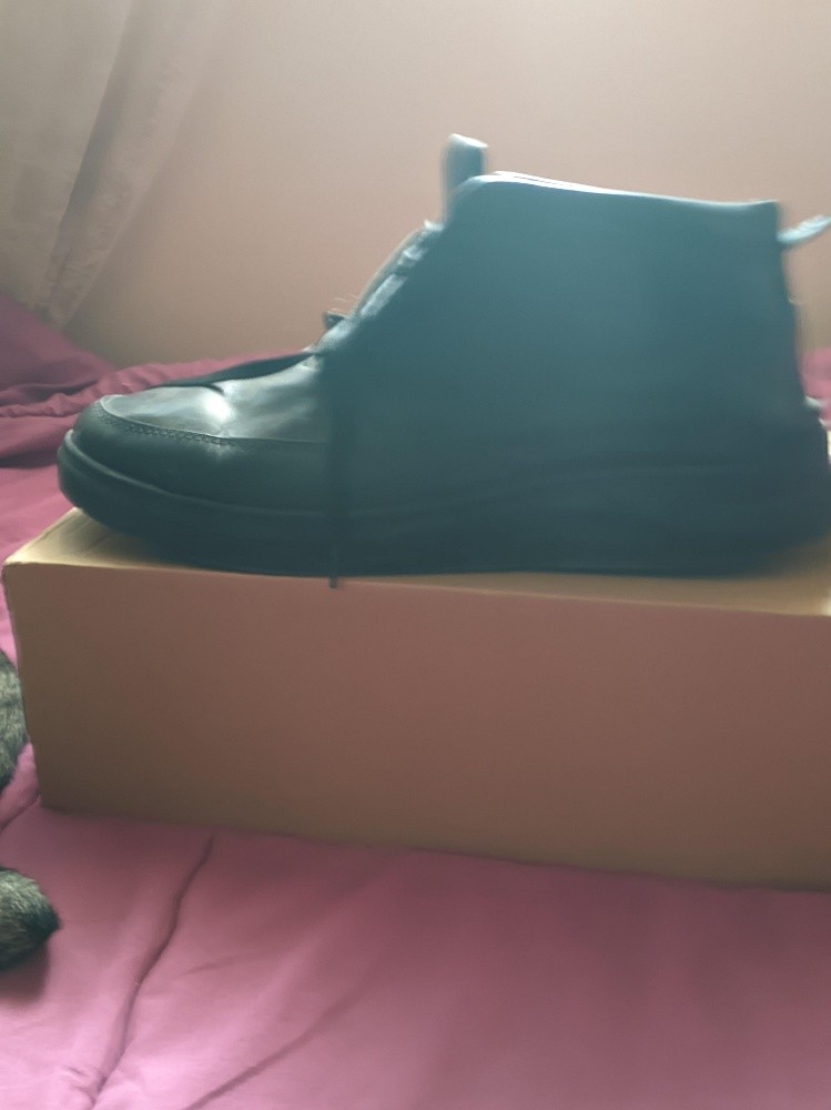 Bottes hautes en cuir véritable, - 5