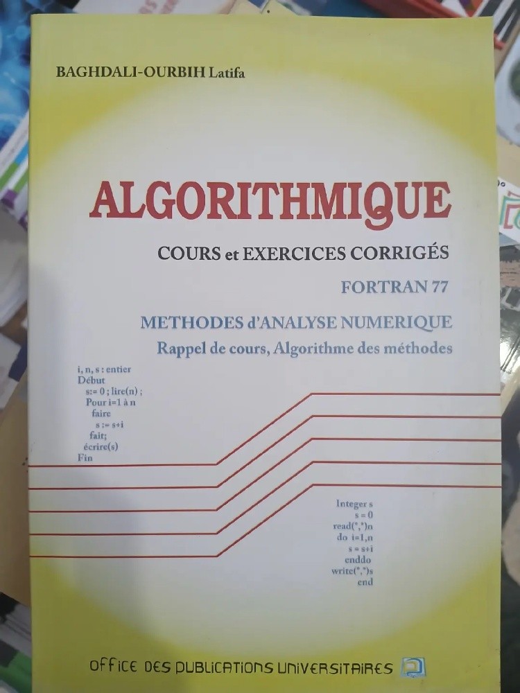 Livre Algorithmique - 1
