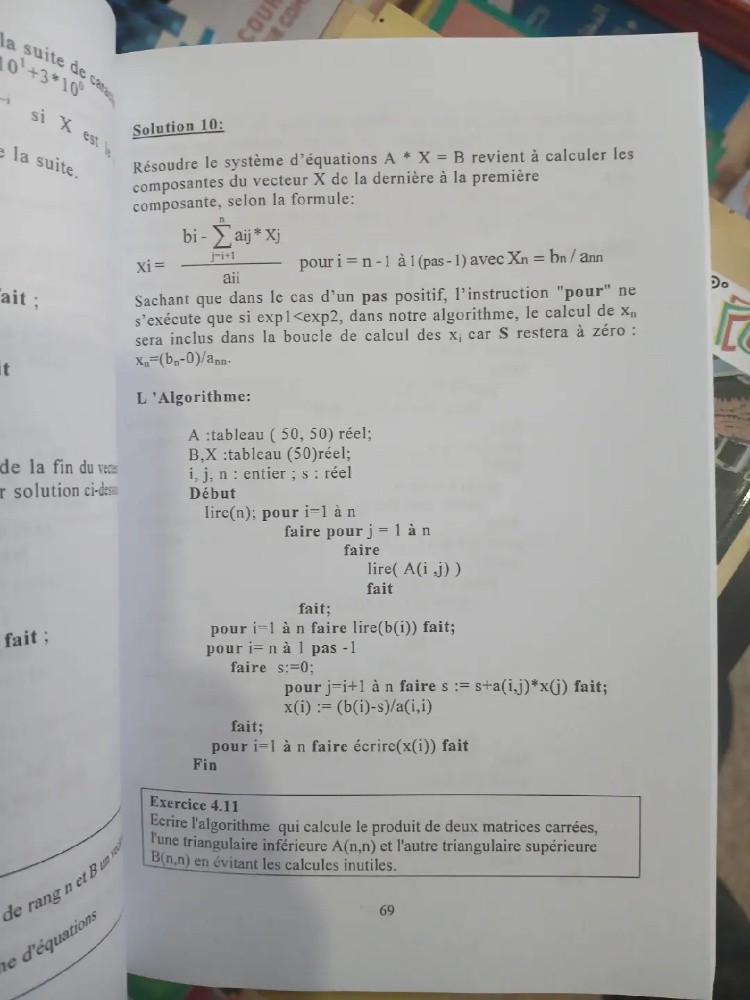 Livre Algorithmique - 8