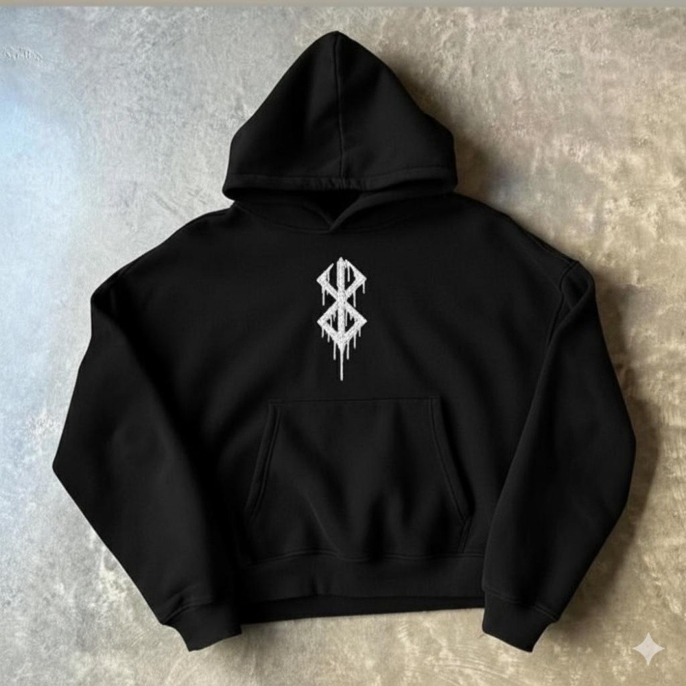hoodie black berserker - 1