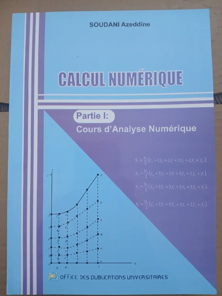 Livre calcul numérique - 1