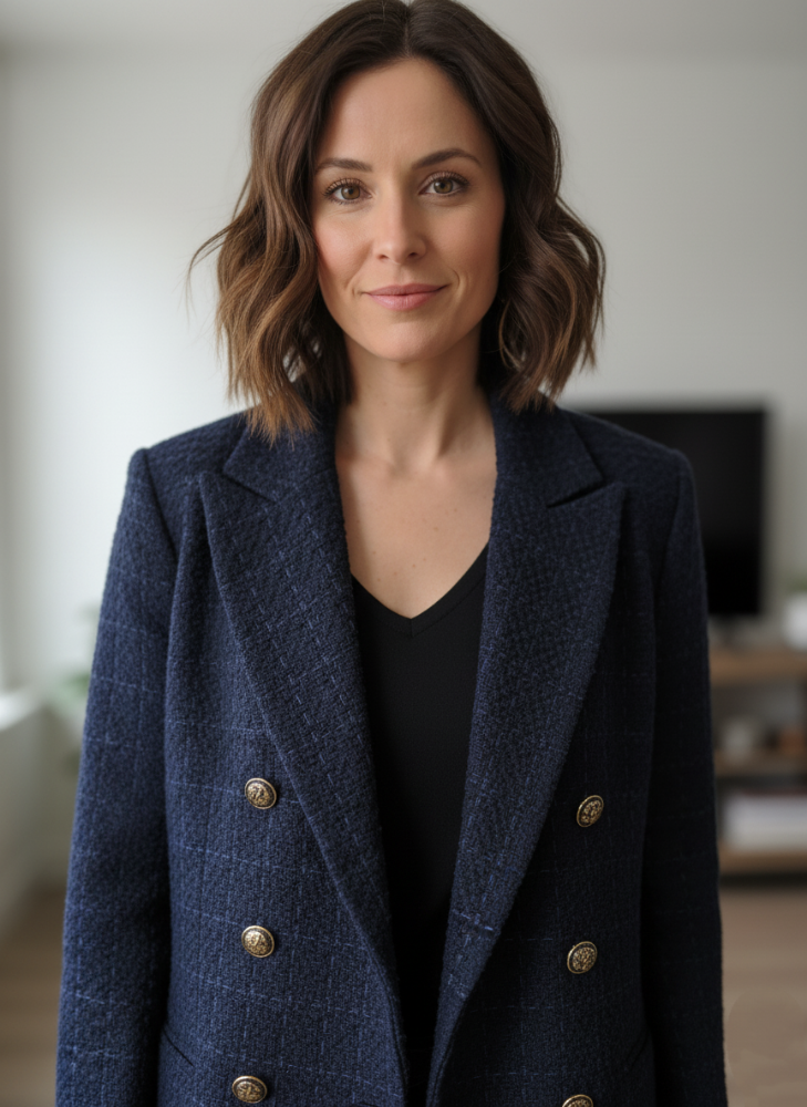 blazer chic Bleu marine - 1