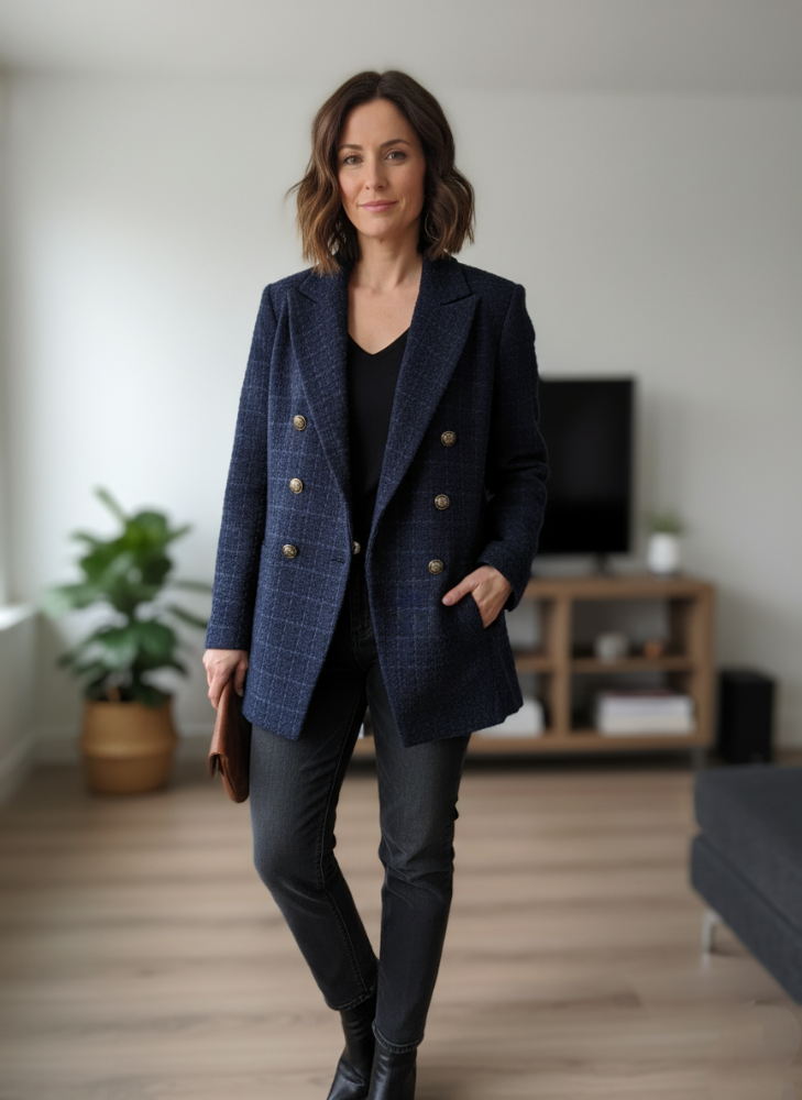 blazer chic Bleu marine - 2