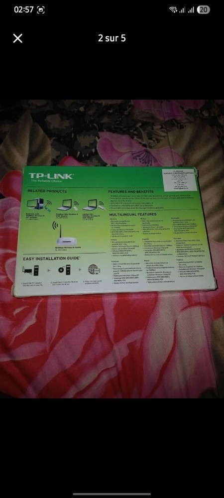 CAPTEUR WIFI PCI - 2