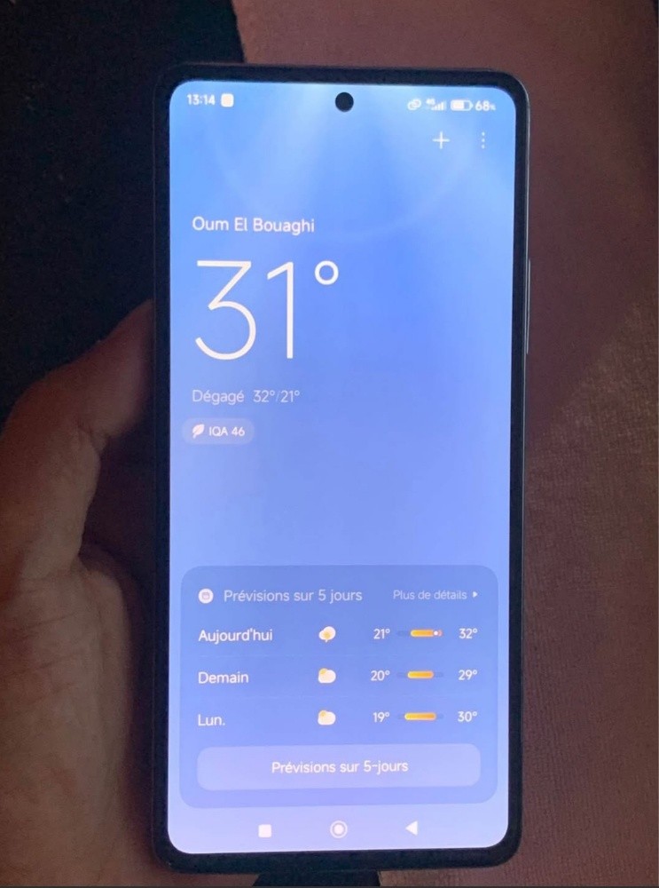 Téléphone xiaomi en vent  - 1
