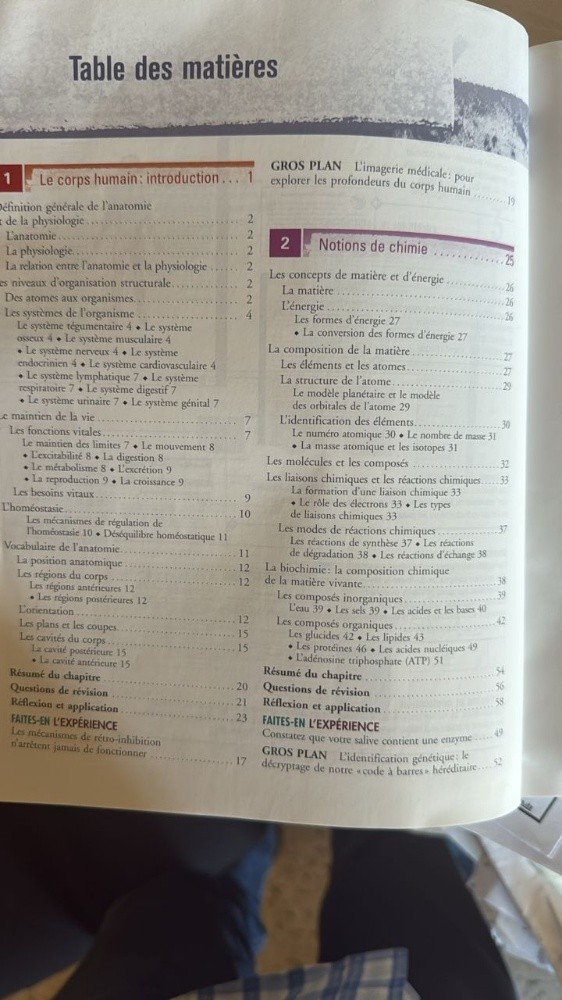 Livre biologie humaine - 4