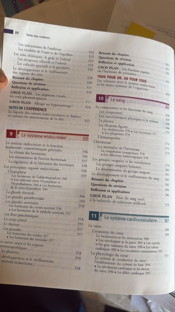 Livre biologie humaine - 9