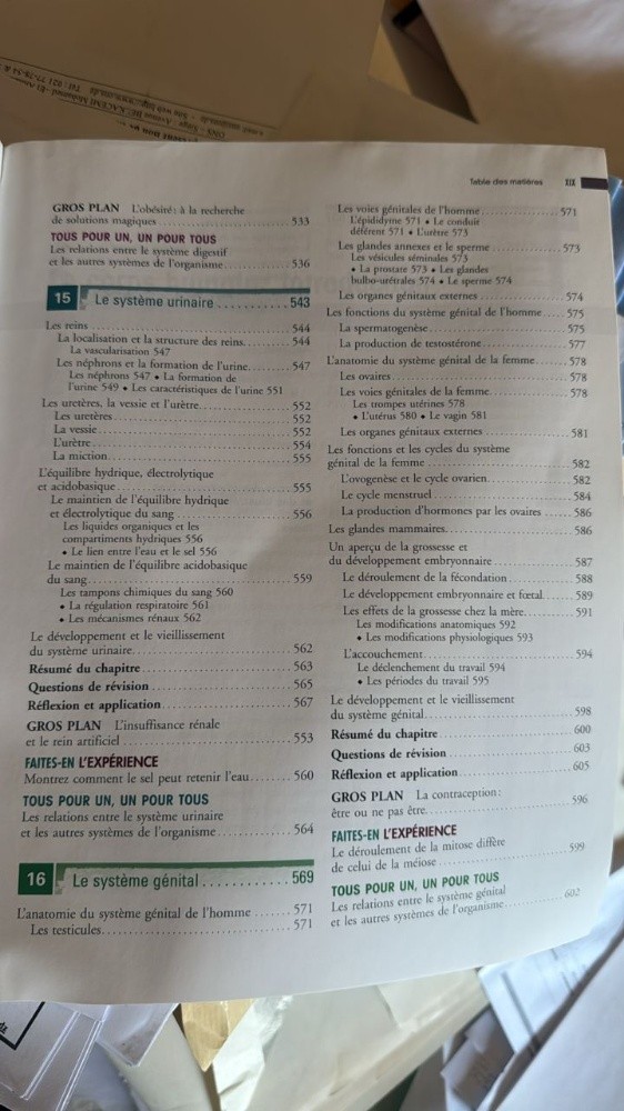 Livre biologie humaine - 6