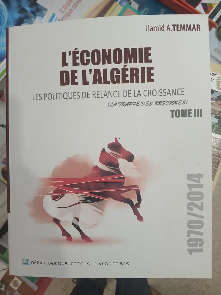 Livre l'économie d'Algérie - 1