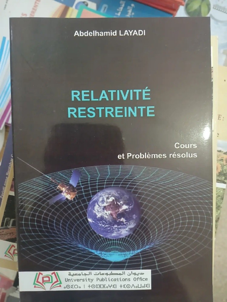 Livre Relativité restreinte - 1