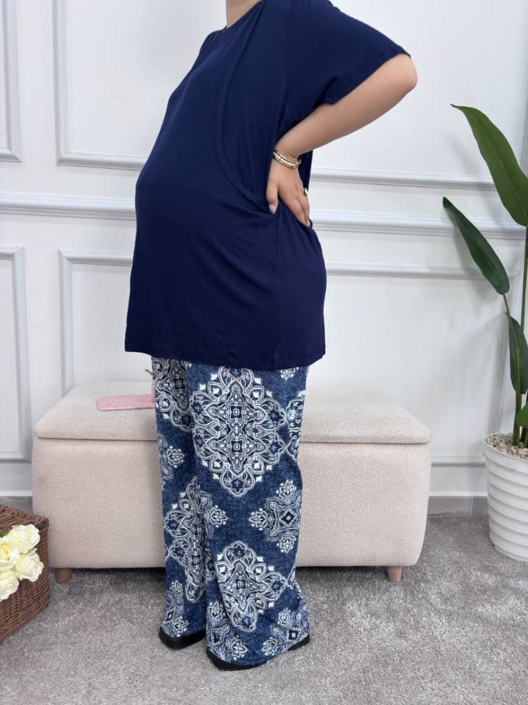 بيجامة للنساء الحوامل والمرضعات  - 8