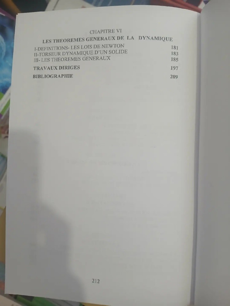 Livre Mécanique Rationnelle - 4