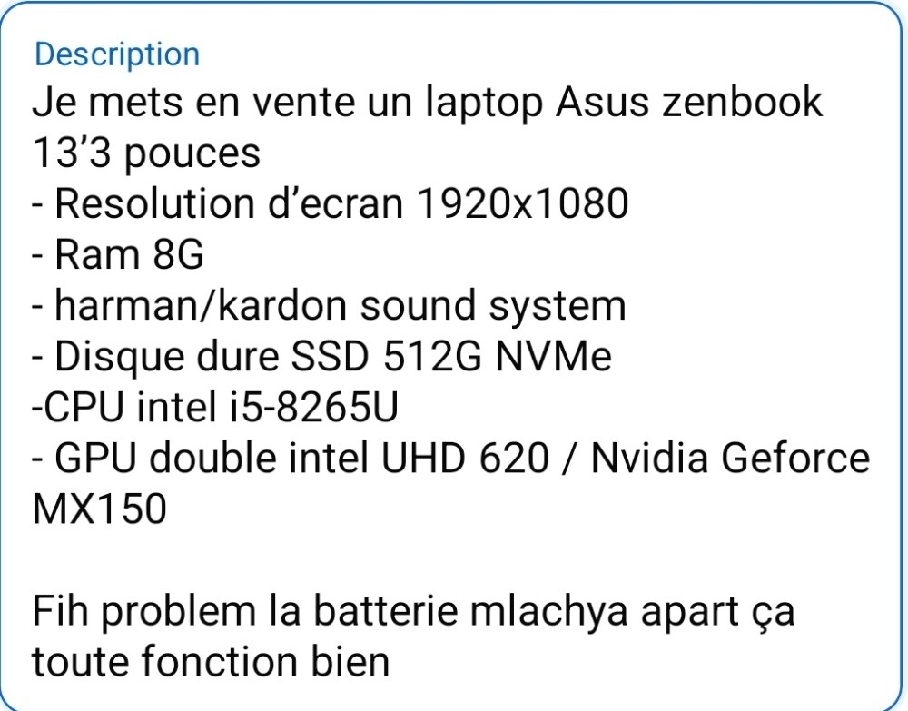 Asus Laptop Zenbook UX333FN - 3