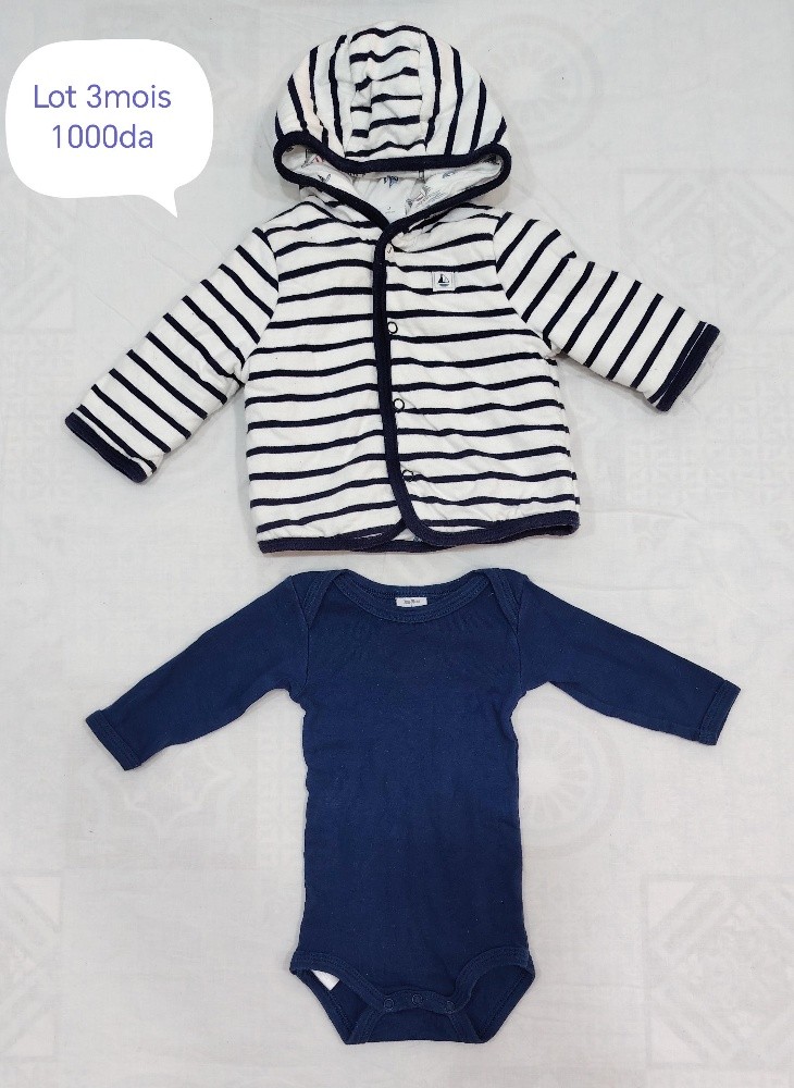 vêtements 1.3mois garçon - 2