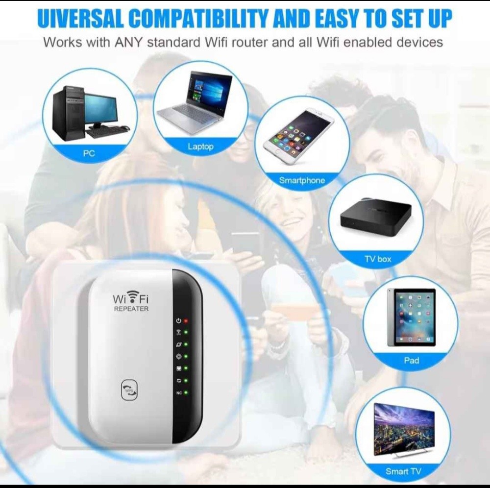 WiFi Extender ( 7 Lights ) - 1