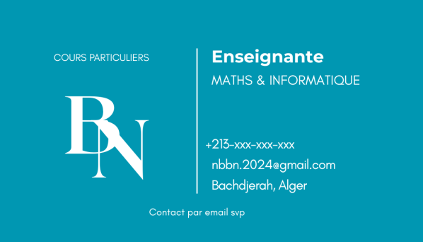 Cours de soutiens particulier - 1