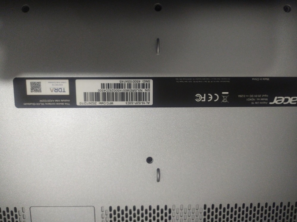 acer aspire laptob  - 1