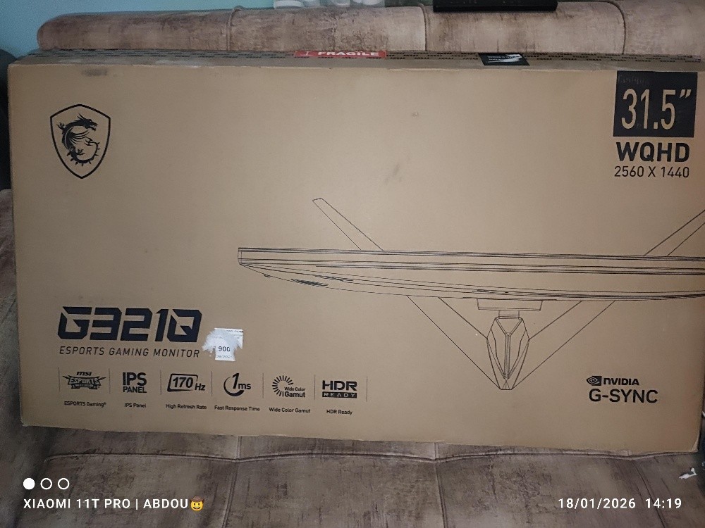 ecran gaming msi G321Q E SPORT - 2