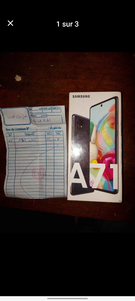 galaxy a71 avec boîte - 1