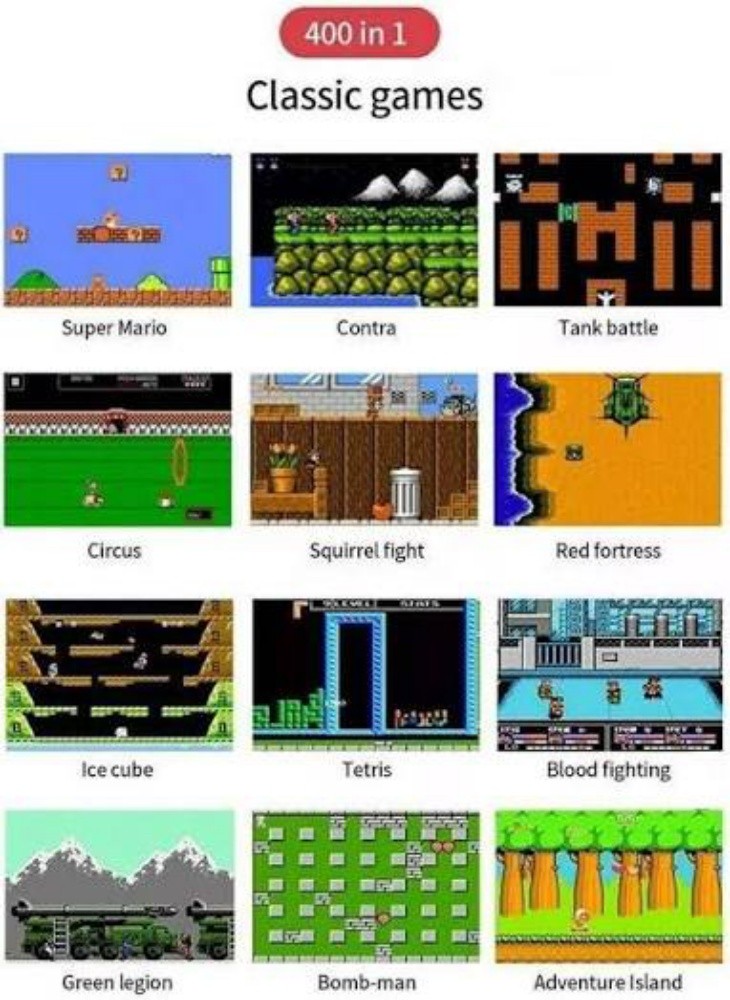 La console de jeux 400 in1 - 3
