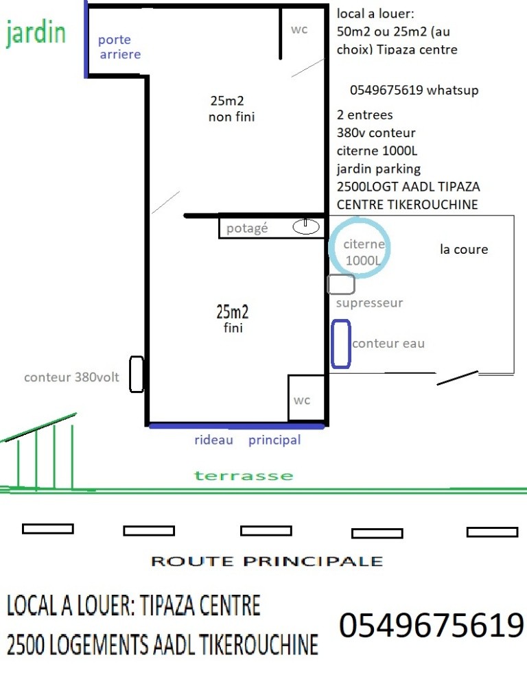 local commercial 50m2 Tipaza - 3
