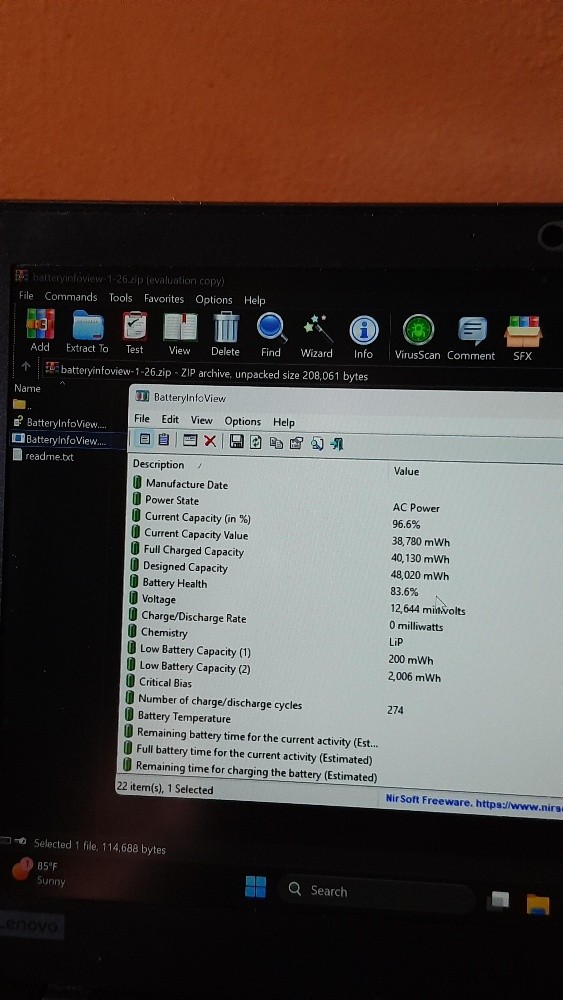 lenovo x390  i5 8th - 2