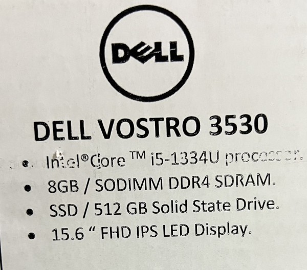 Dell Vostro 3530  État Neuf  i5 - 5