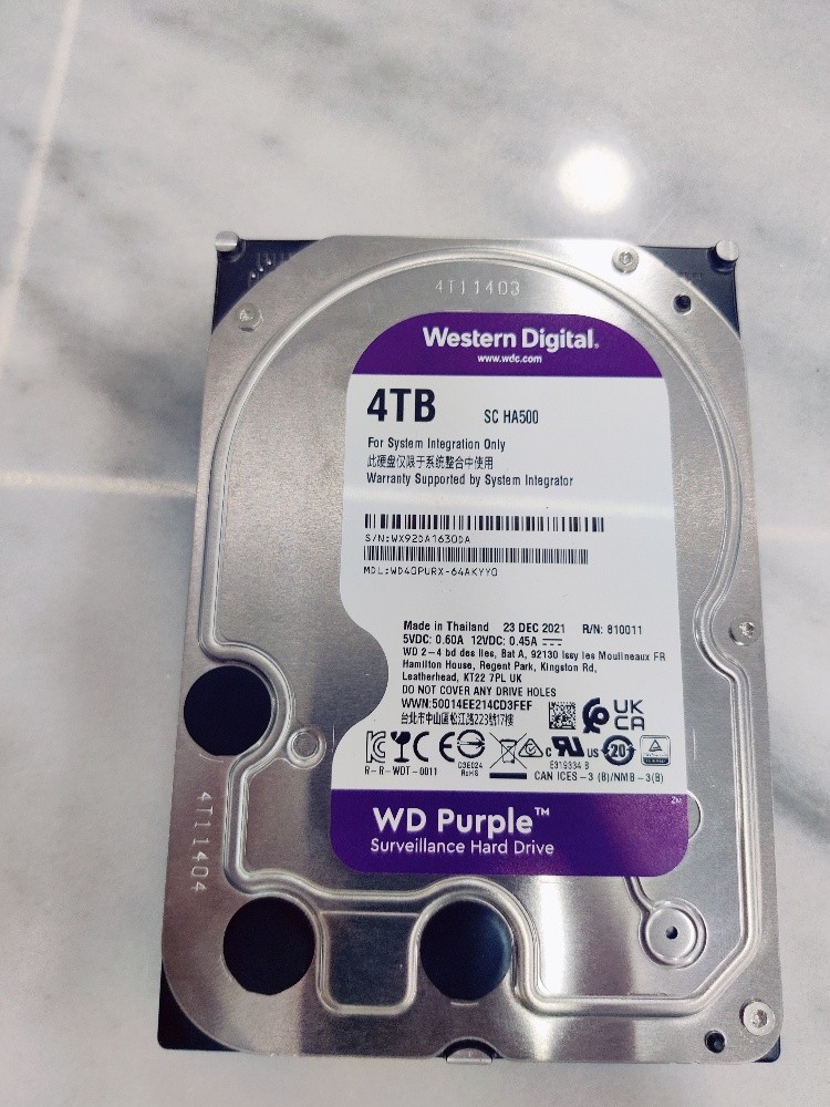 Disk Dure CCTV System 4TB - 2