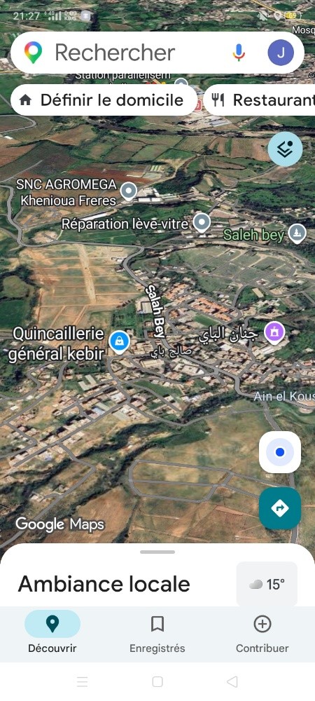terrain en vent  - 1