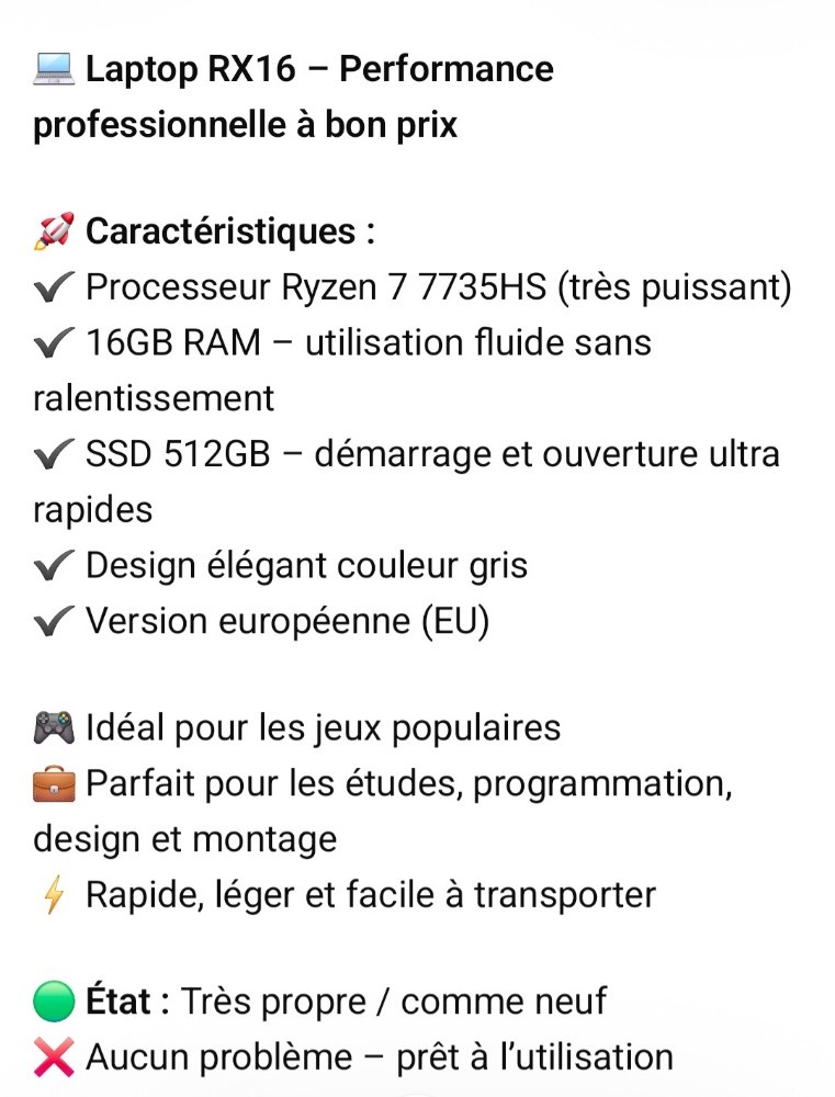 laptop gaming acemagic rx16 - 5