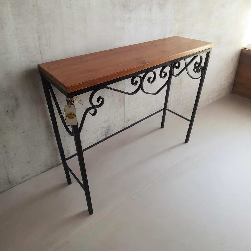 Console  bois et metal - 1