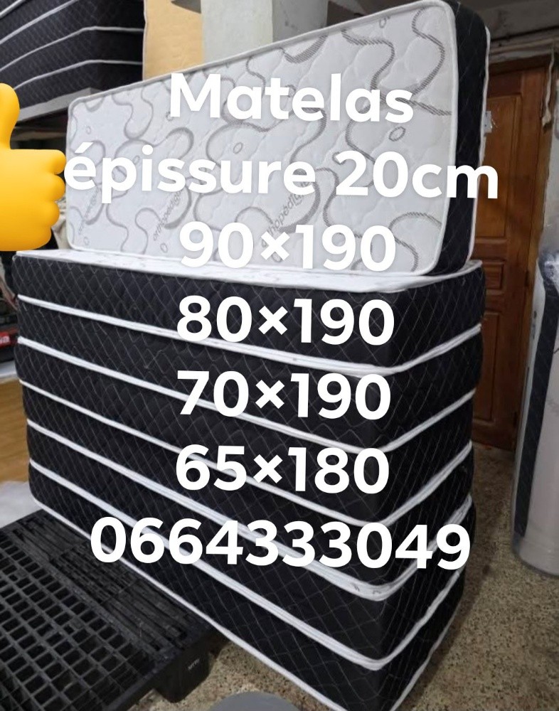 matelas épaisseur 20cm une place - 1