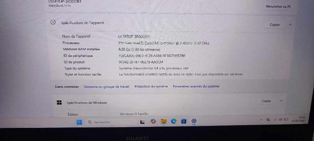 Huawei matebook 14 - 7